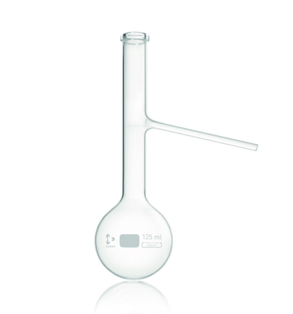 Engler distilling flasks, DURAN®, ASTM, with beaded rim