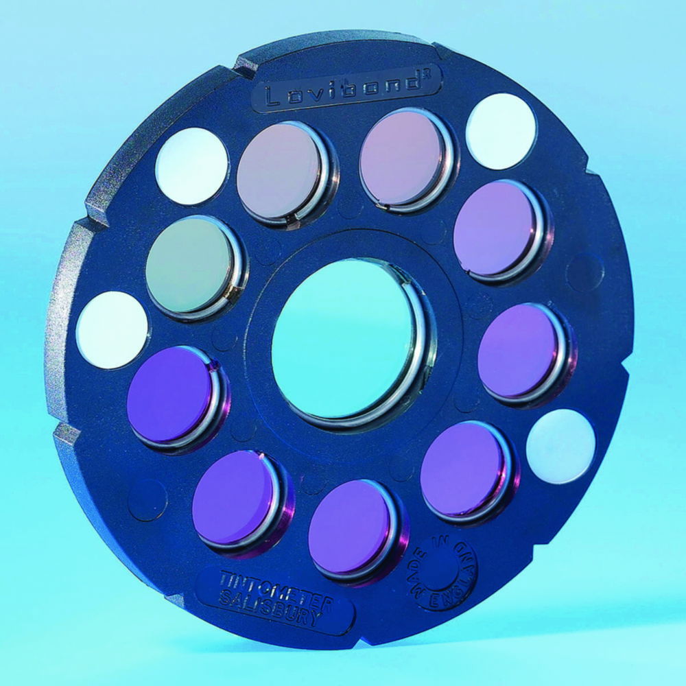 Colour test discs for Comparator system 2000 Colour test discs for Comparator system 2000