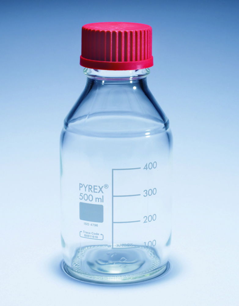 Laboratory bottles, Media-lab, PYREX®, with heat resistant screw cap Laboratory bottles, Media-lab, PYREX®, with heat resistant screw cap