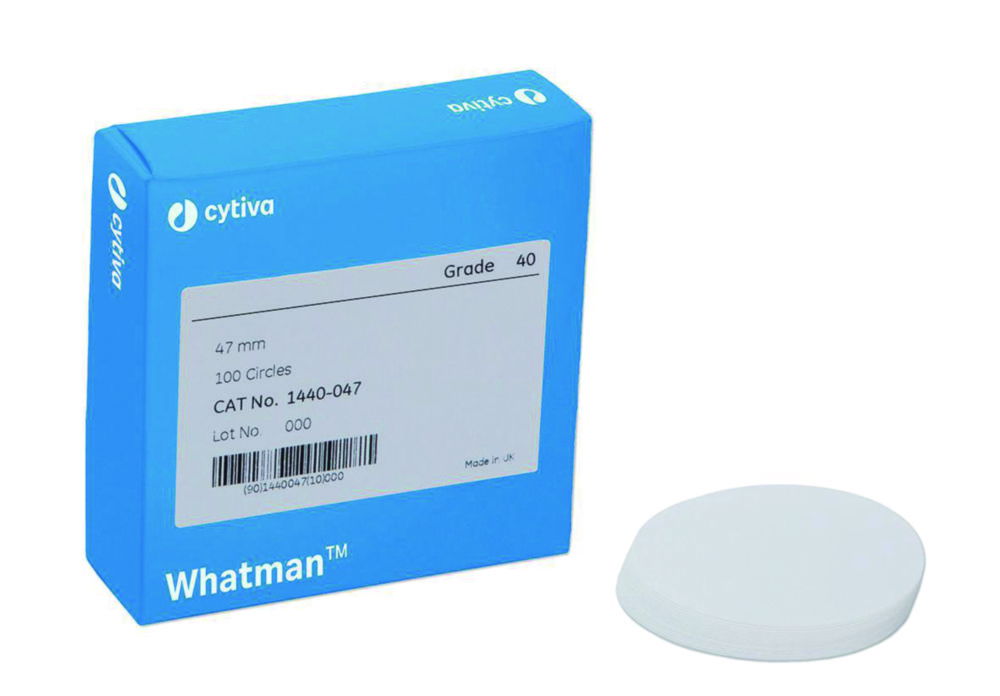 Quantitative filter paper, grade 40 Quantitative filter paper, grade 40