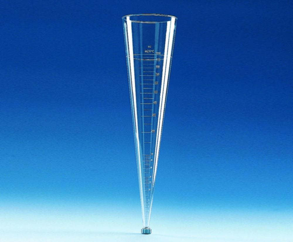 Sedimentation cone, plastic, SAN Sedimentation cone, plastic, SAN