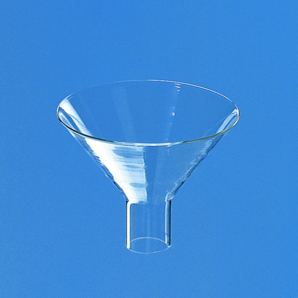 Powder funnels, Borosilicate glass 3.3 Powder funnels, Borosilicate glass 3.3