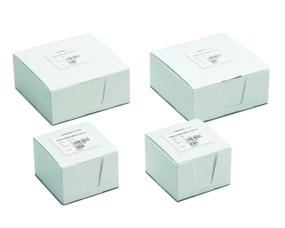 Glass microfibre filters, MG 227 Glass microfibre filters, MG 227