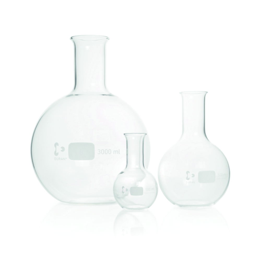 Flat bottom flasks, DURAN®, narrow neck Flat bottom flasks, DURAN®, narrow neck