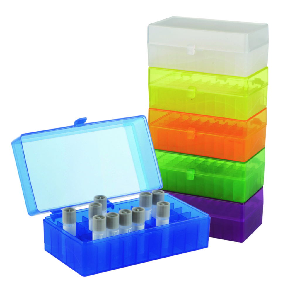 Microtube storage boxes, PP, 50-/100-Well, set Microtube storage boxes, PP, 50-/100-Well, set