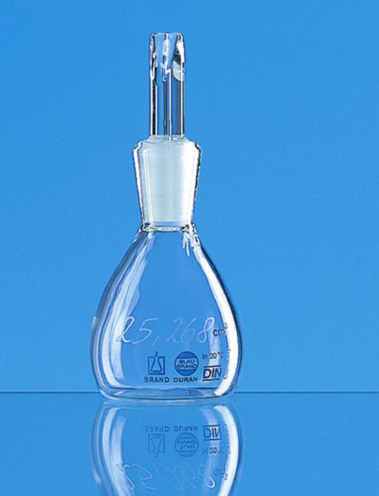 Pycnometers, Blaubrand®, Borosilicate glass 3.3. Pycnometers, Blaubrand®, Borosilicate glass 3.3.