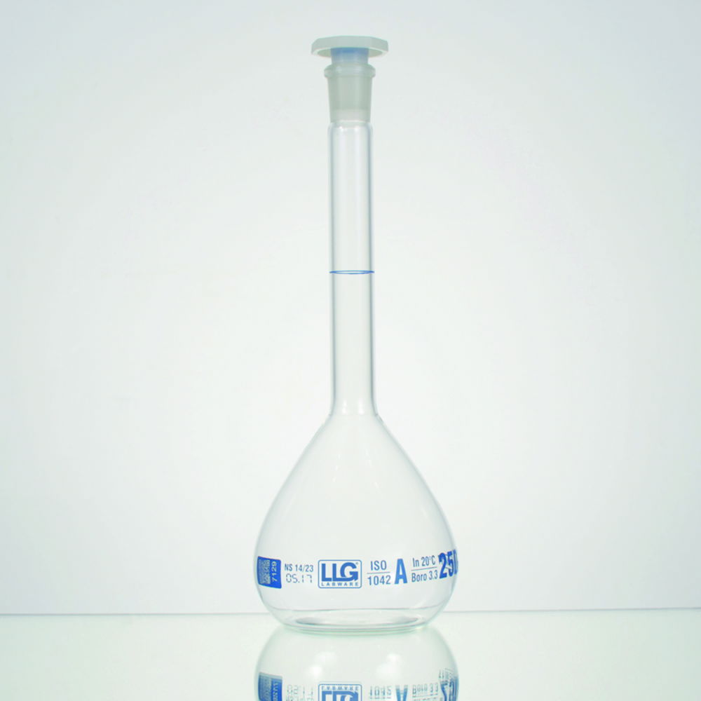 LLG-Volumetric flasks, borosilicate glass 3.3, class A