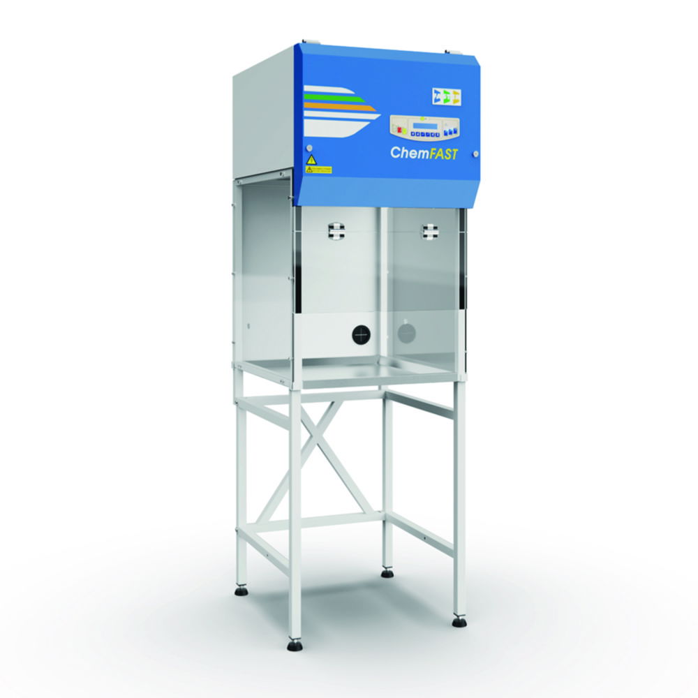 Chemical laboratory fume cupboard ChemFAST Elite, with PVC work surface Chemical laboratory fume cupboard ChemFAST Elite, with PVC work surface