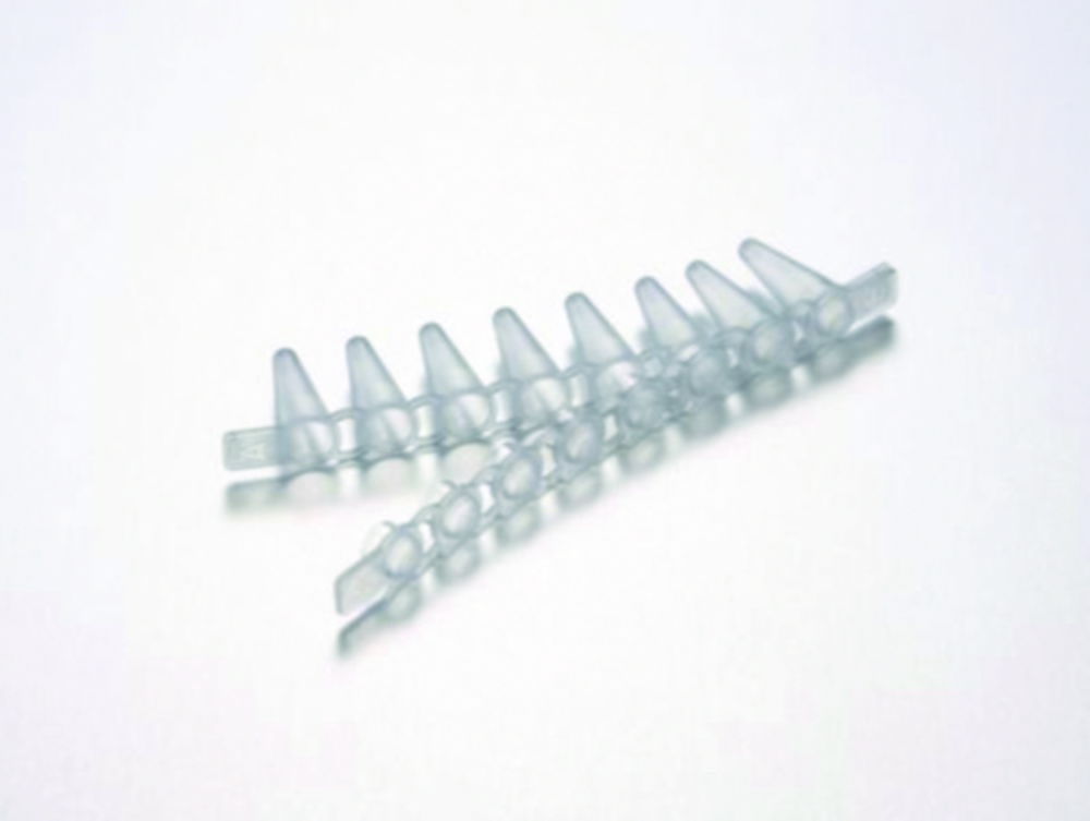 Fast PCR-Tubes 0.1 ml, 8 tube-strips with separate cap strip Fast PCR-Tubes 0.1 ml, 8 tube-strips with separate cap strip