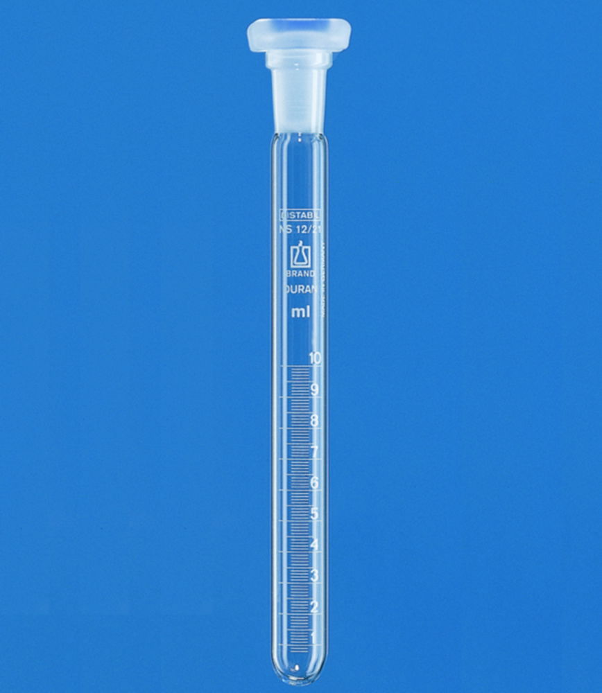 Test tubes, boro 3.3, with PP stopper Test tubes, boro 3.3, with PP stopper