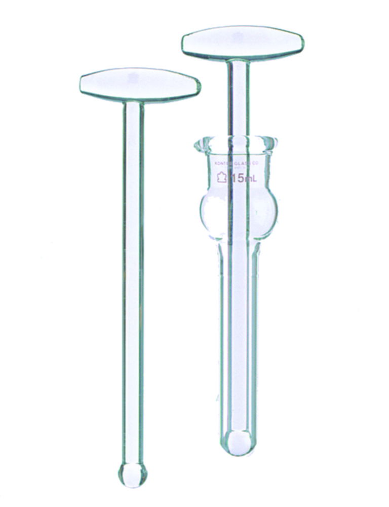 Pestles for dounce homogenizers, for fine grinding Pestles for dounce homogenizers, for fine grinding