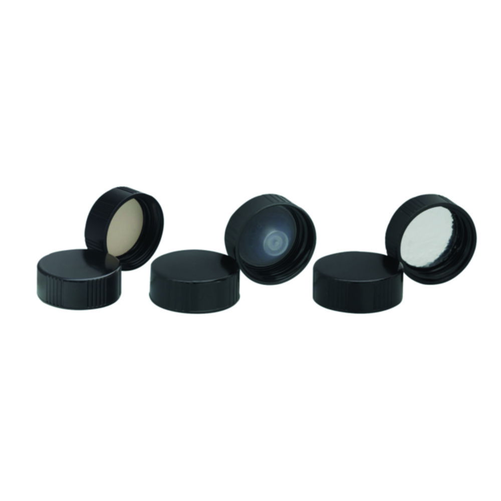 Screw caps for WHEATON Vials®, Phenolic Screw caps for WHEATON Vials®, Phenolic