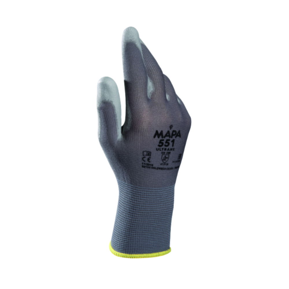 Protective gloves Ultrane 551, polyurethane Protective gloves Ultrane 551, polyurethane