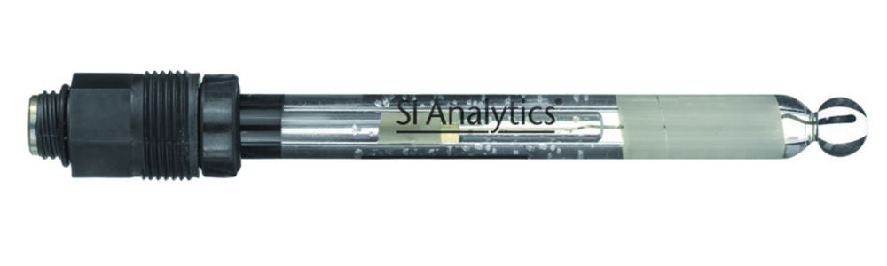 pH combination electrodes with gel electrolyte