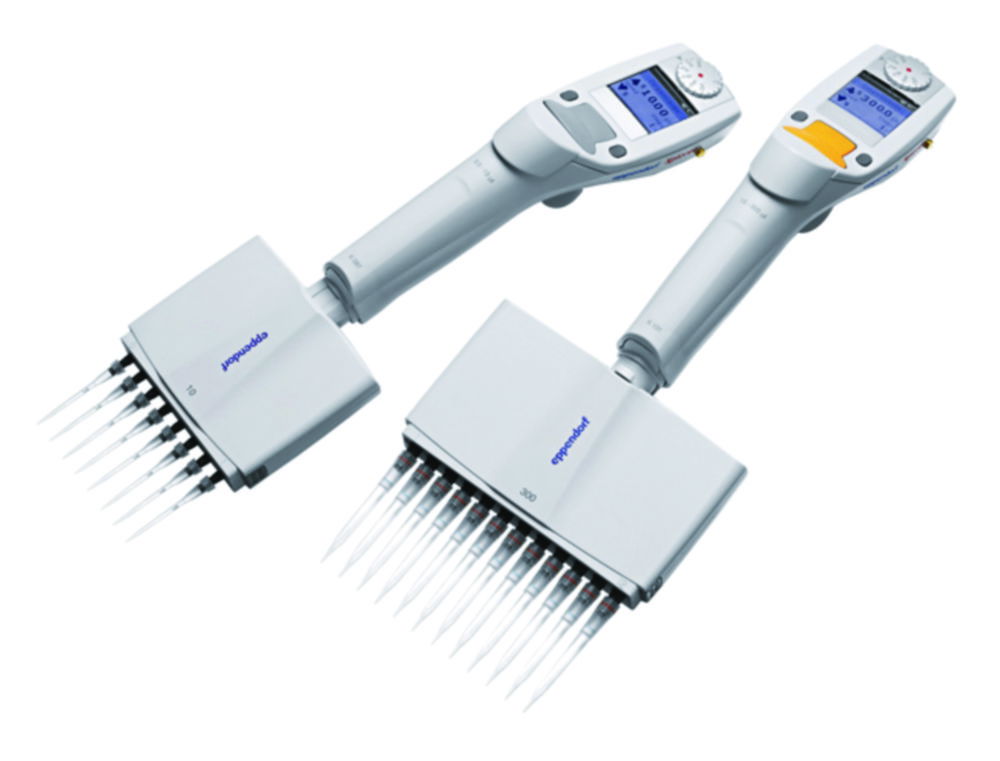 Electronic multichannel microliter pipettes Eppendorf Xplorer®, variable Electronic multichannel microliter pipettes Eppendorf Xplorer®, variable