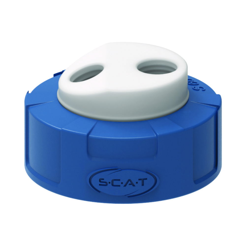 Safety waste caps, S 60/61, with bevelled connection for exhaust air filter Safety waste caps, S 60/61, with bevelled connection for exhaust air filter