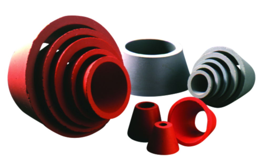 Set of rubber spacers (GuKo), natural rubber Set of rubber spacers (GuKo), natural rubber