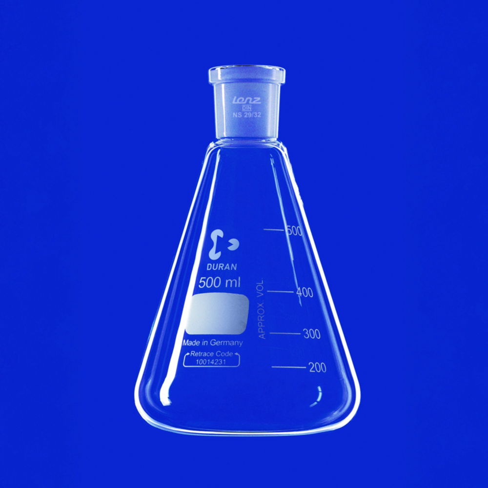 Erlenmeyer flasks with ground joint, DURAN® Erlenmeyer flasks with ground joint, DURAN®