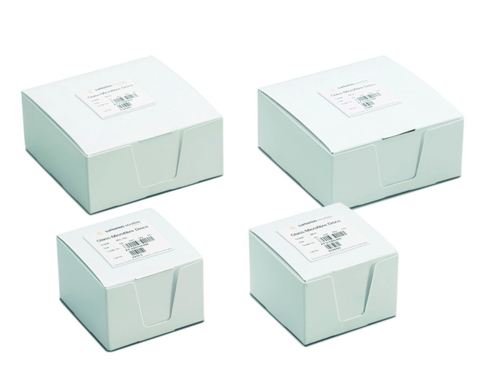 Glass microfibre filters, MGB / MGC / MGD / MGF Glass microfibre filters, MGB / MGC / MGD / MGF