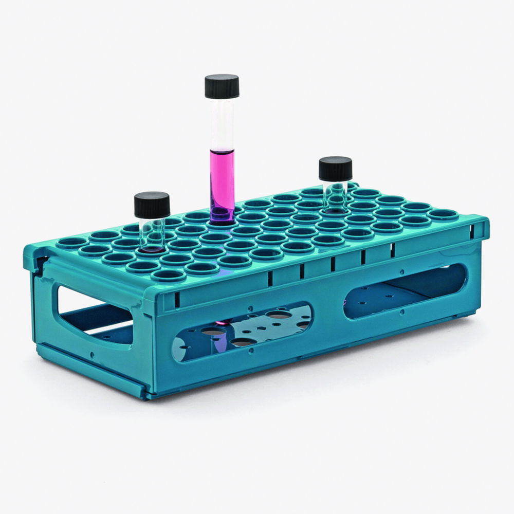 Test tube rack, PP, "monoblock" Test tube rack, PP, "monoblock"