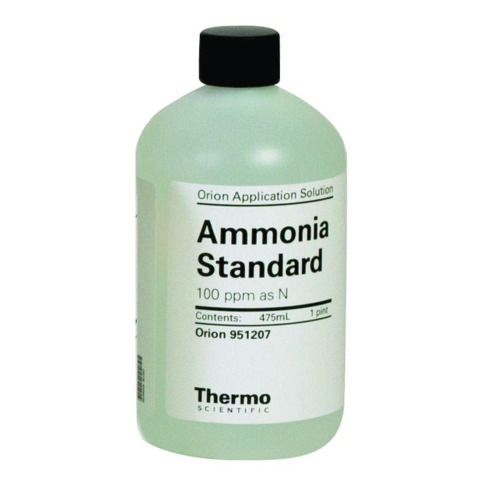 Standards and storing solutions for ammonia ISE electrodes