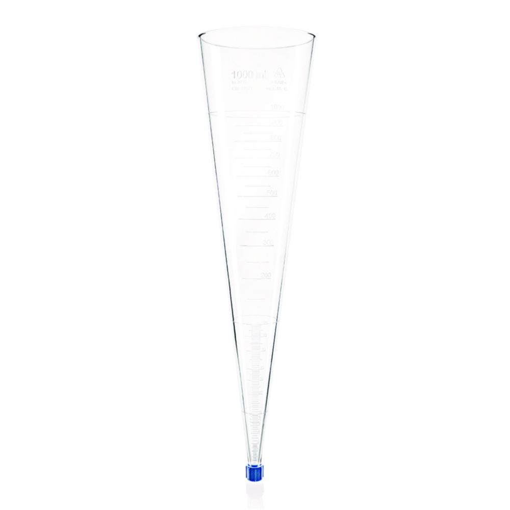 Sedimentation cones Imhoff pattern, SAN Sedimentation cones Imhoff pattern, SAN