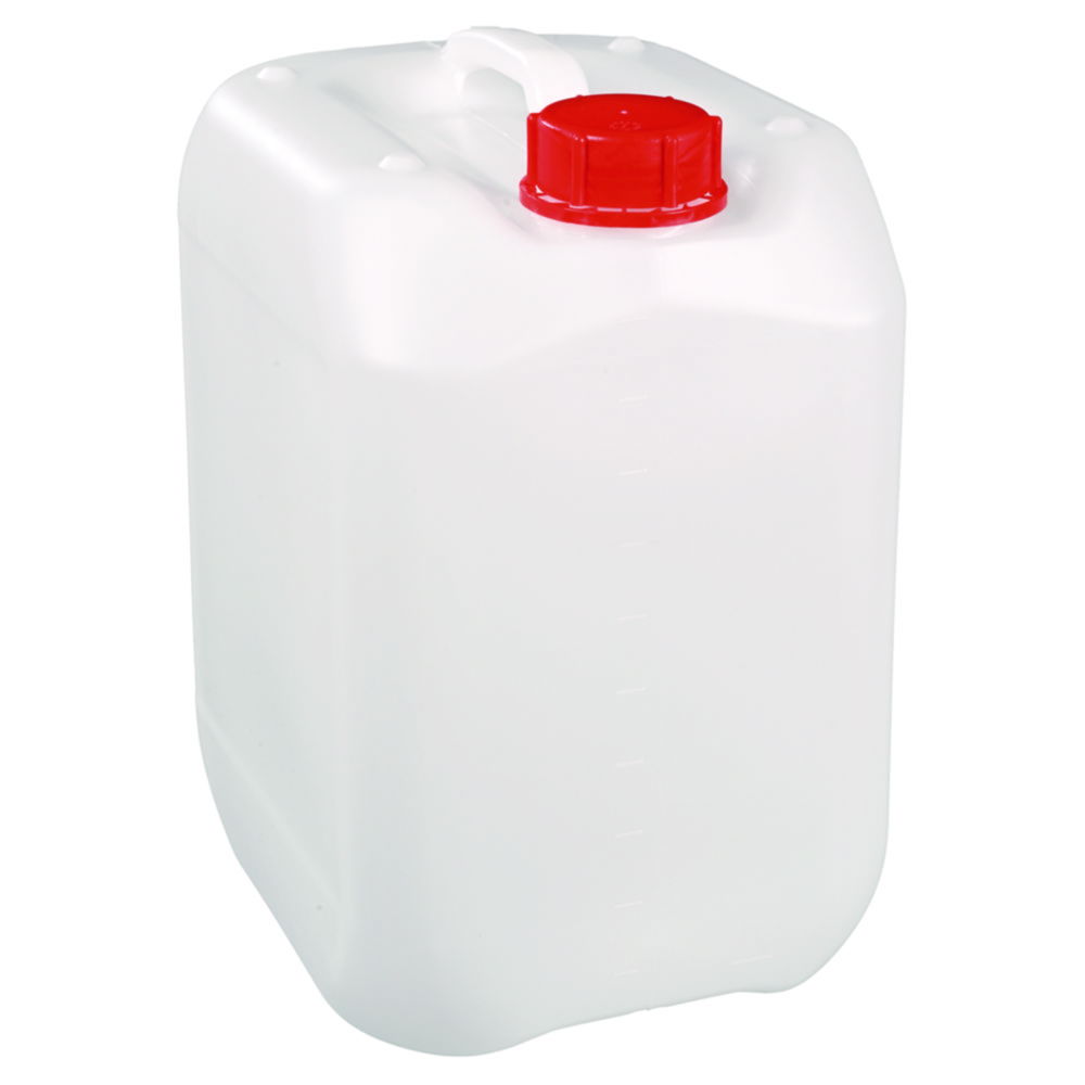 Jerrycans, HDPE, with tamper-evident cap Jerrycans, HDPE, with tamper-evident cap