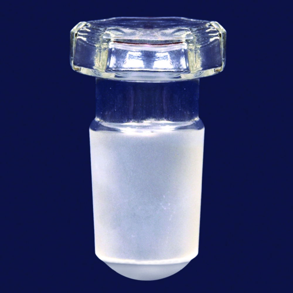 NS-Glass stoppers, hollow borosilicate glass 3.3 NS-Glass stoppers, hollow borosilicate glass 3.3
