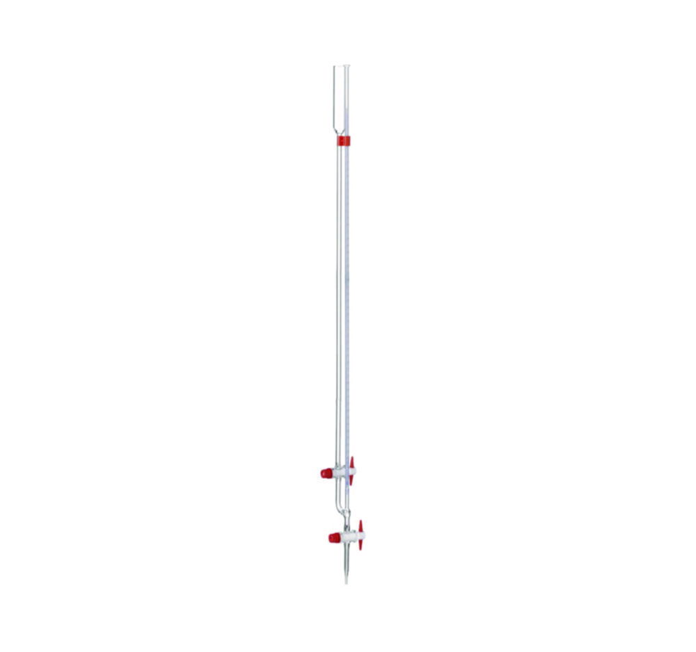 Micro burettes acc. to Bang, DURAN®, class AS, certified conformity, with PTFE key Micro burettes acc. to Bang, DURAN®, class AS, certified conformity, with PTFE key
