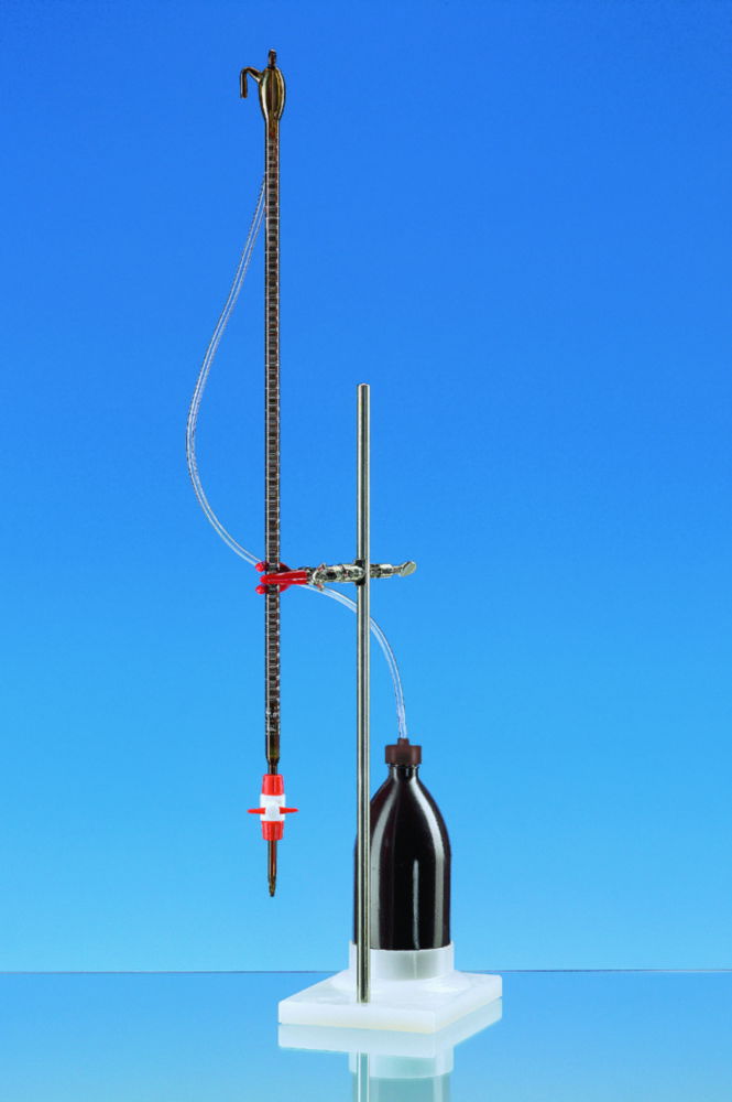 Compact automatic burettes amber with PE-bottle SILBERBRAND Compact automatic burettes amber with PE-bottle SILBERBRAND