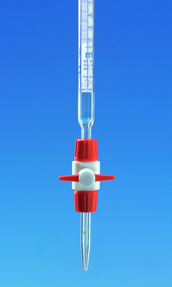 Compact Burette, Boro 3.3, class AS, DE-M marking