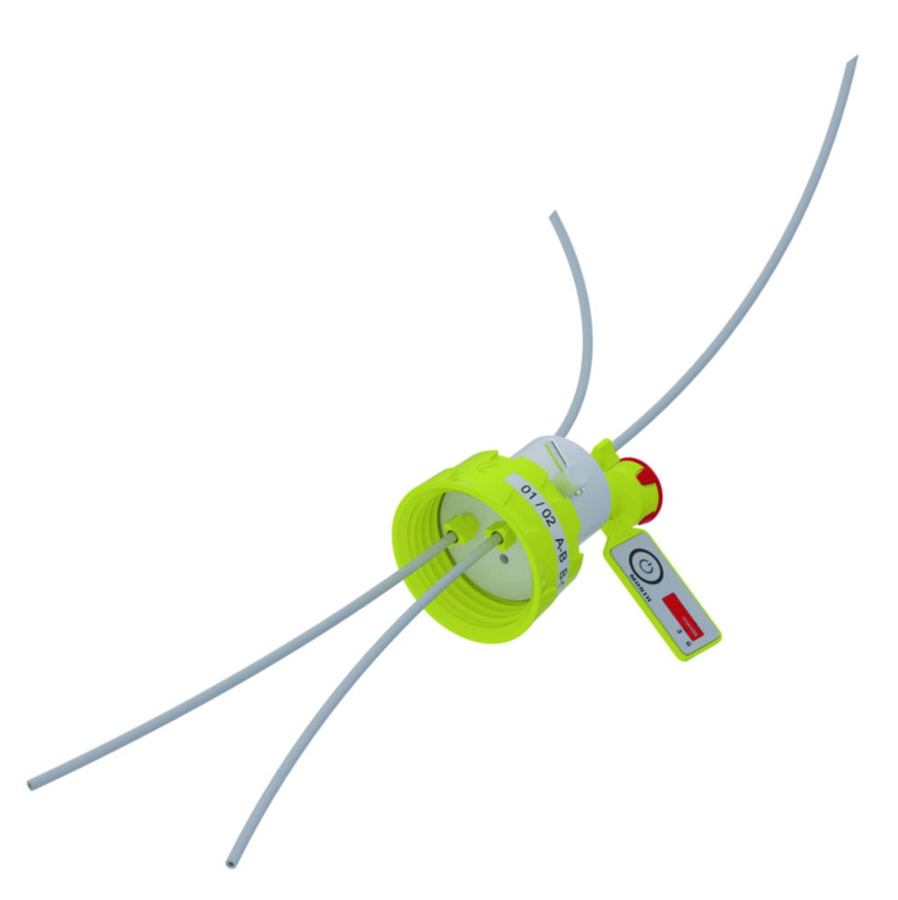 b.safe Caps, GL 45, PPS, with stopcocks b.safe Caps, GL 45, PPS, with stopcocks