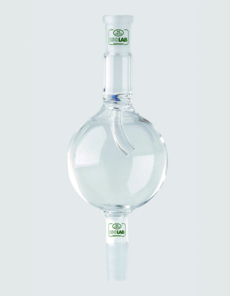 Splash head adapter, borosilicate glass 3.3, straight