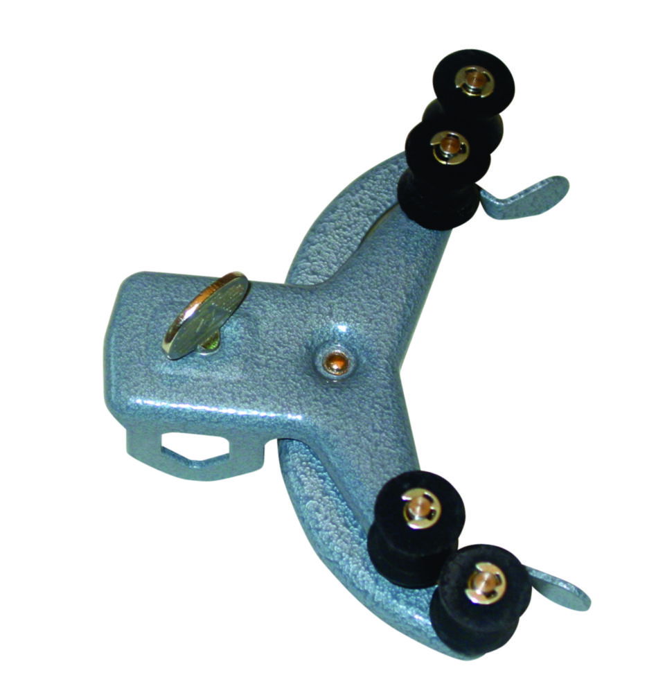 Burette roller clamp, steel Burette roller clamp, steel