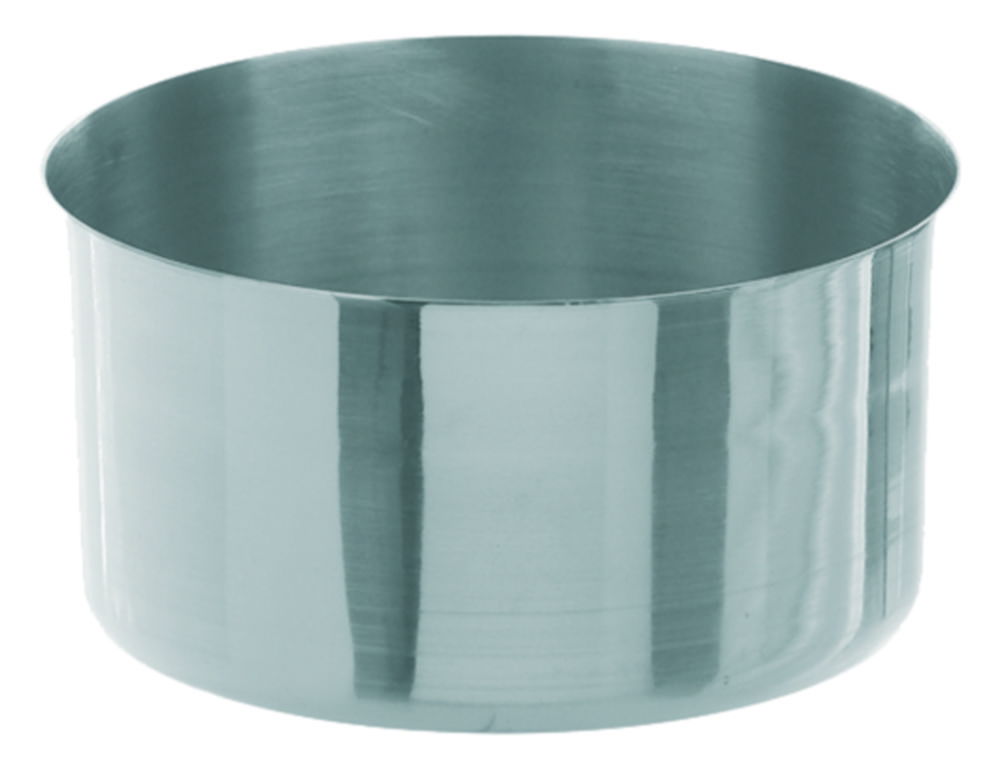 Evaporating basins, 18/10 steel Evaporating basins, 18/10 steel