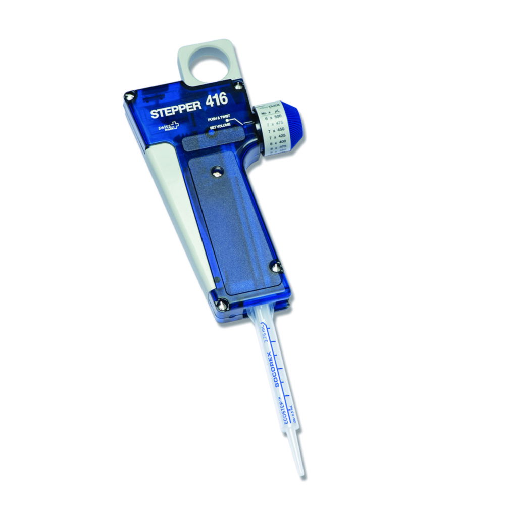 Pipettors, positive displacement, variable, repeating, Stepper™ 416 Pipettors, positive displacement, variable, repeating, Stepper™ 416