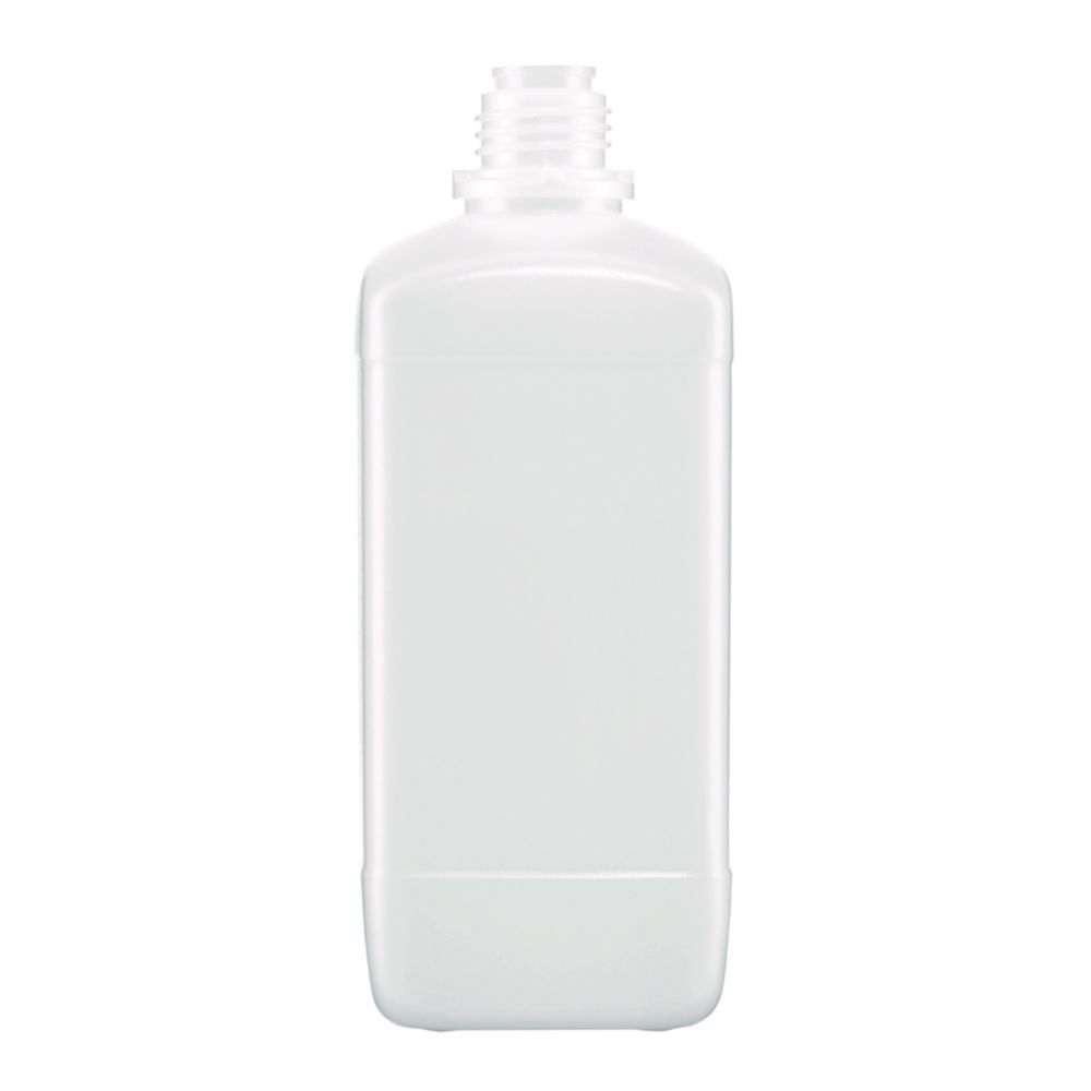 Square bottles without closure, HDPE, series 310 Square bottles without closure, HDPE, series 310