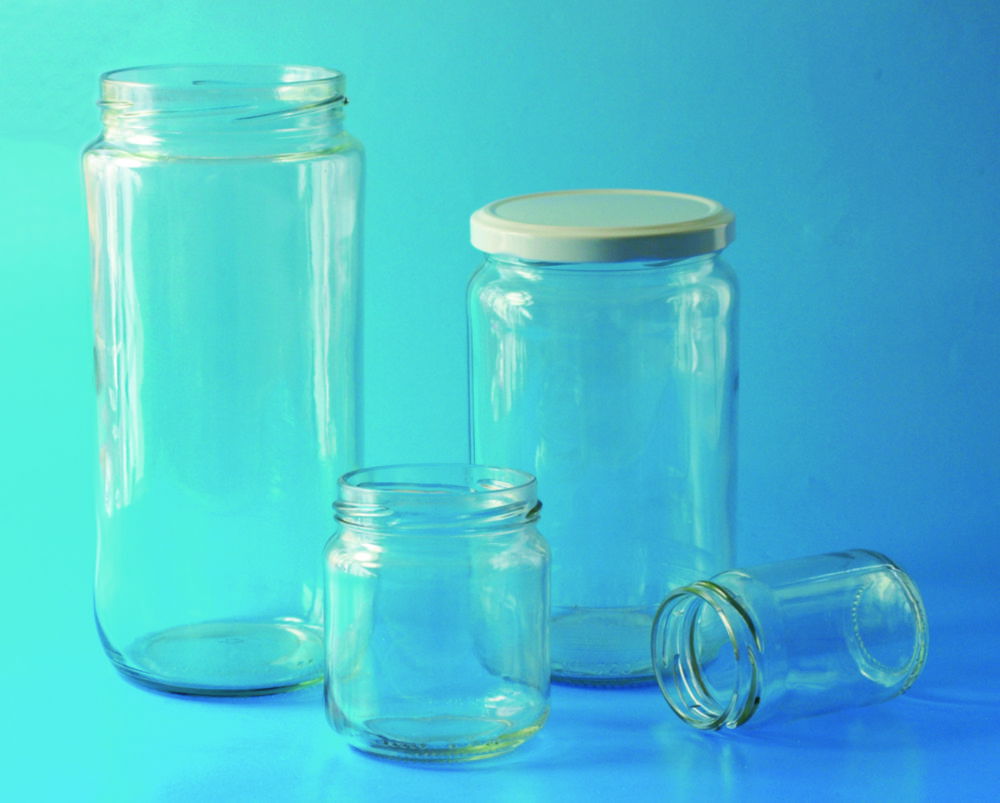 LLG-Wide-neck jars, soda-lime glass LLG-Wide-neck jars, soda-lime glass