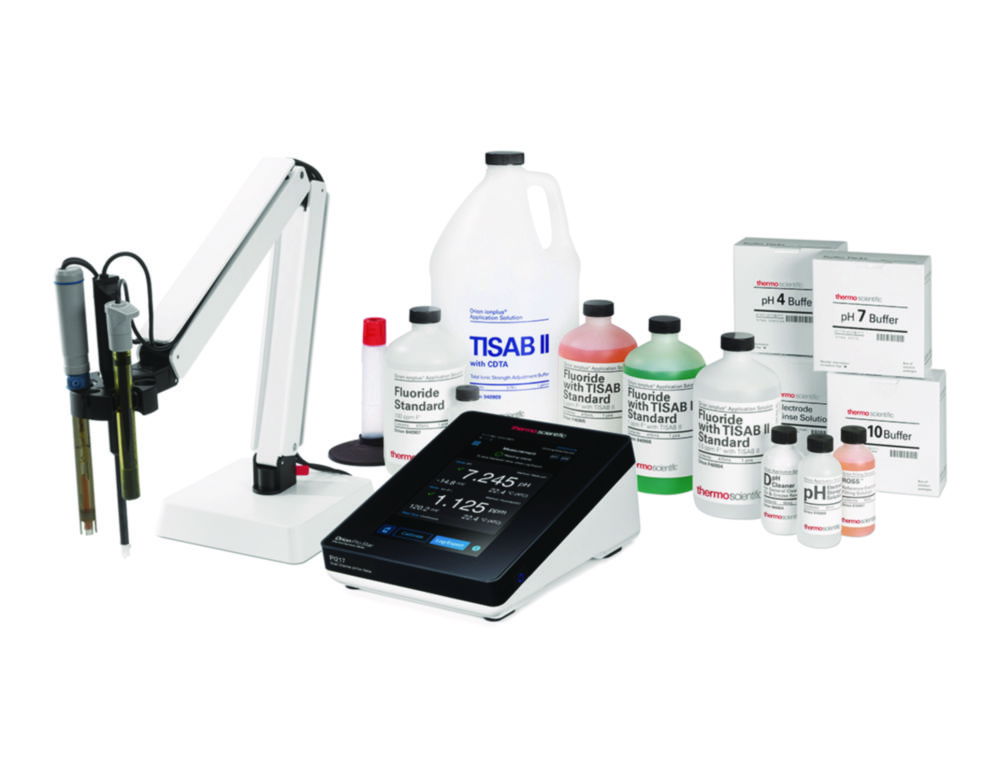 Dual channel pH/ion meter Orion™ Pro Star PI217, pH/fluoride kit Dual channel pH/ion meter Orion™ Pro Star PI217, pH/fluoride kit