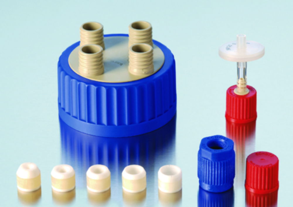 Connection system GLS 80®, insert for screw cap GL 18, silicone/PTFE Connection system GLS 80®, insert for screw cap GL 18, silicone/PTFE