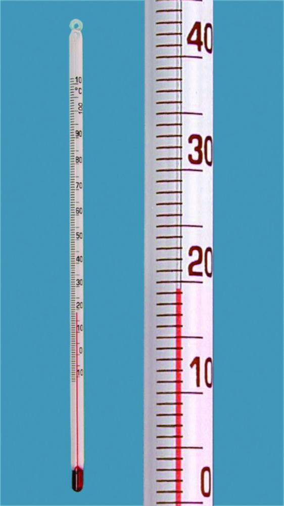 Simple type thermometer, solid stem Simple type thermometer, solid stem