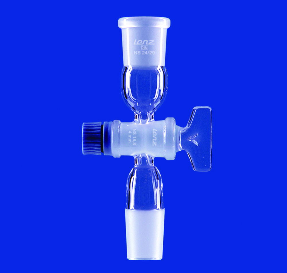 Connectors with NS stopcock, DURAN® tubing Connectors with NS stopcock, DURAN® tubing