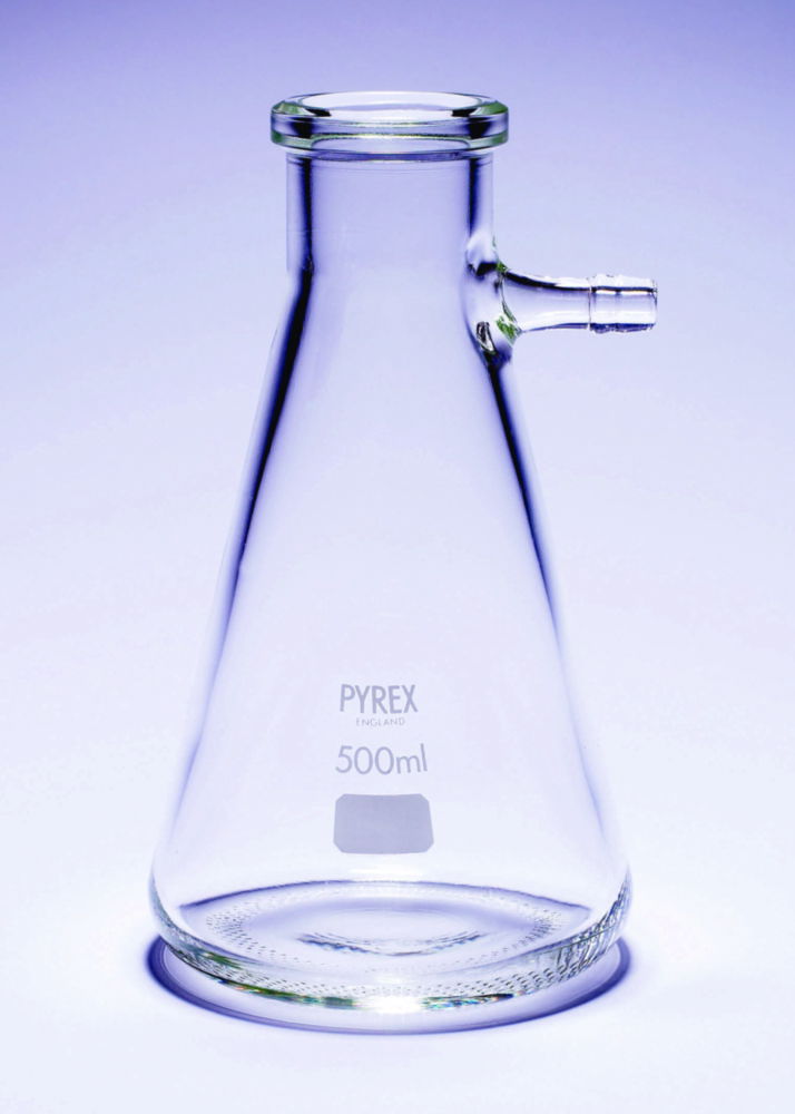 Flasks, Büchner, plain side-arm, Pyrex® Flasks, Büchner, plain side-arm, Pyrex®