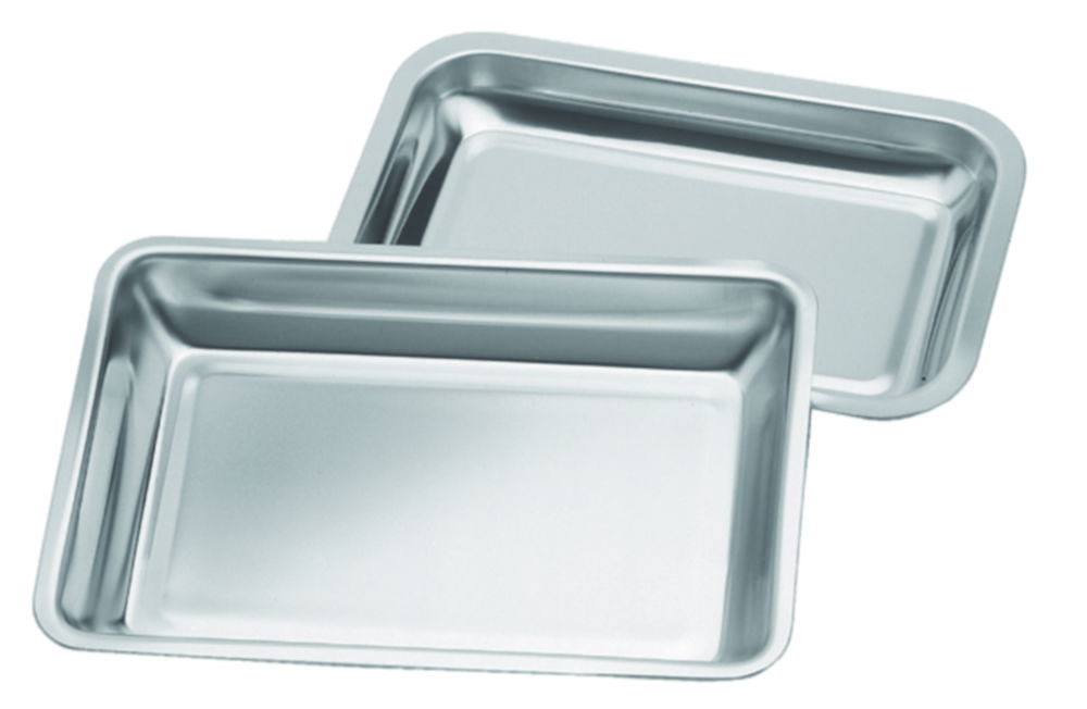 Trays, stainless steel Trays, stainless steel