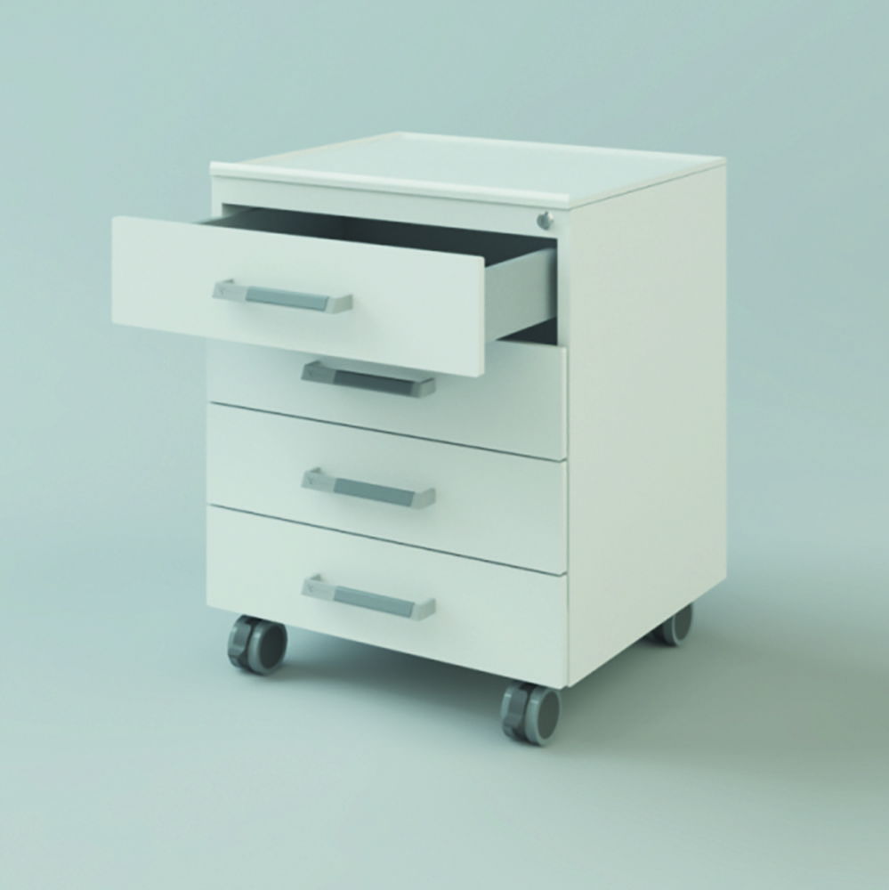 Mobile underbench cabinets 3 drawers, lockable Mobile underbench cabinets 3 drawers, lockable