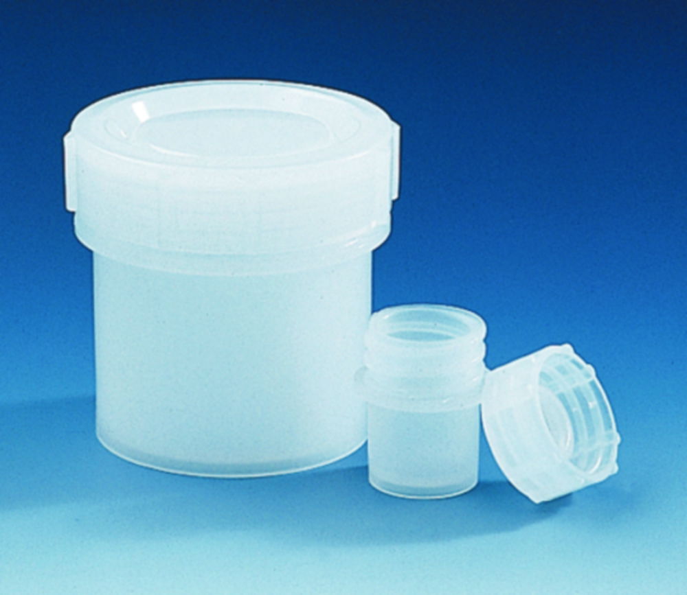 Jars with screw cap, HDPE Jars with screw cap, HDPE