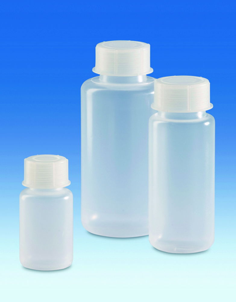 Wide-mouth bottles with screw cap, PP Wide-mouth bottles with screw cap, PP