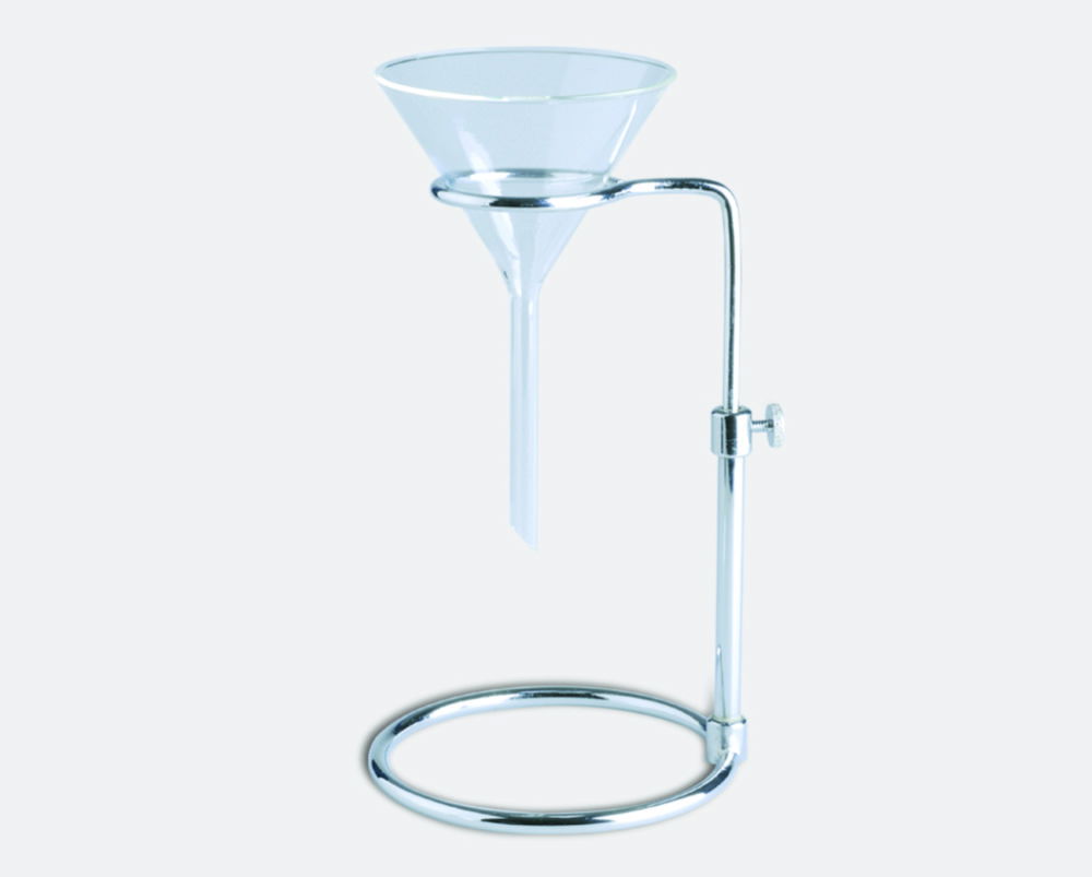 Funnel holder, chromated steel Funnel holder, chromated steel