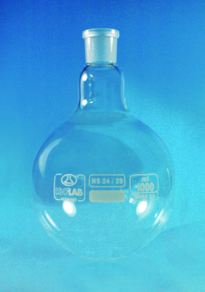 Round bottom flasks, borosilicate glass 3.3 Round bottom flasks, borosilicate glass 3.3