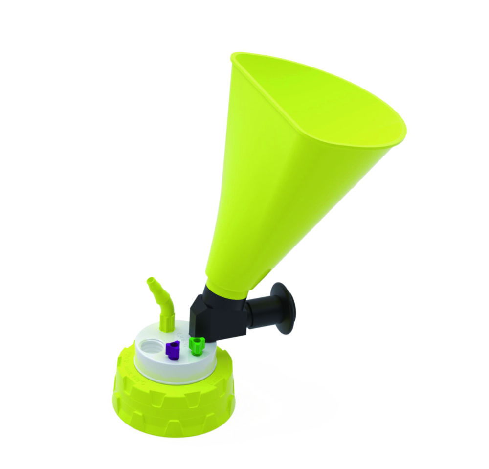 b.safe Waste Caps S 60, PP, with filling funnel b.safe Waste Caps S 60, PP, with filling funnel